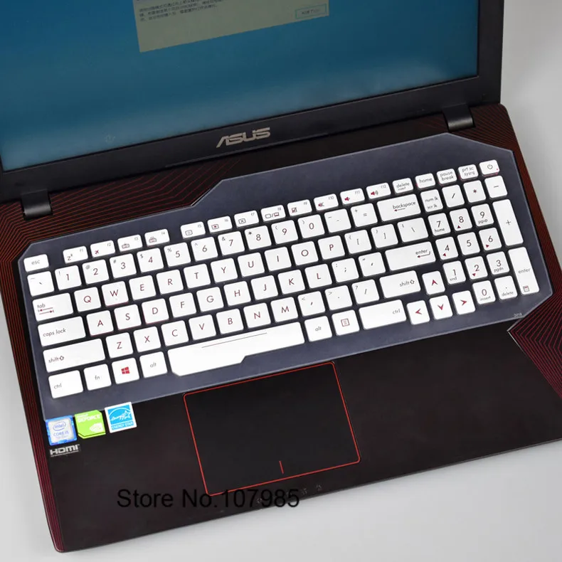 Силиконовая Защитная крышка для клавиатуры ноутбука Asus Rog FX73VD KX53VE FX53VD ZX53VE ZX73VD GL553