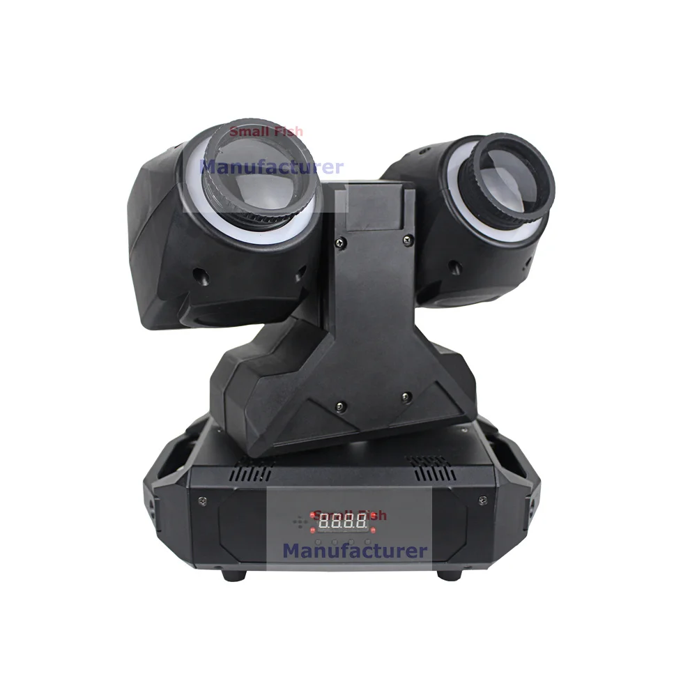 Newest 2X30W RGBW Quad Color LED Moving Head Beam Lights 2X12Pcs Strips 0-100% Linear Dimmer For Xmas Holiday Decorations | Лампы и
