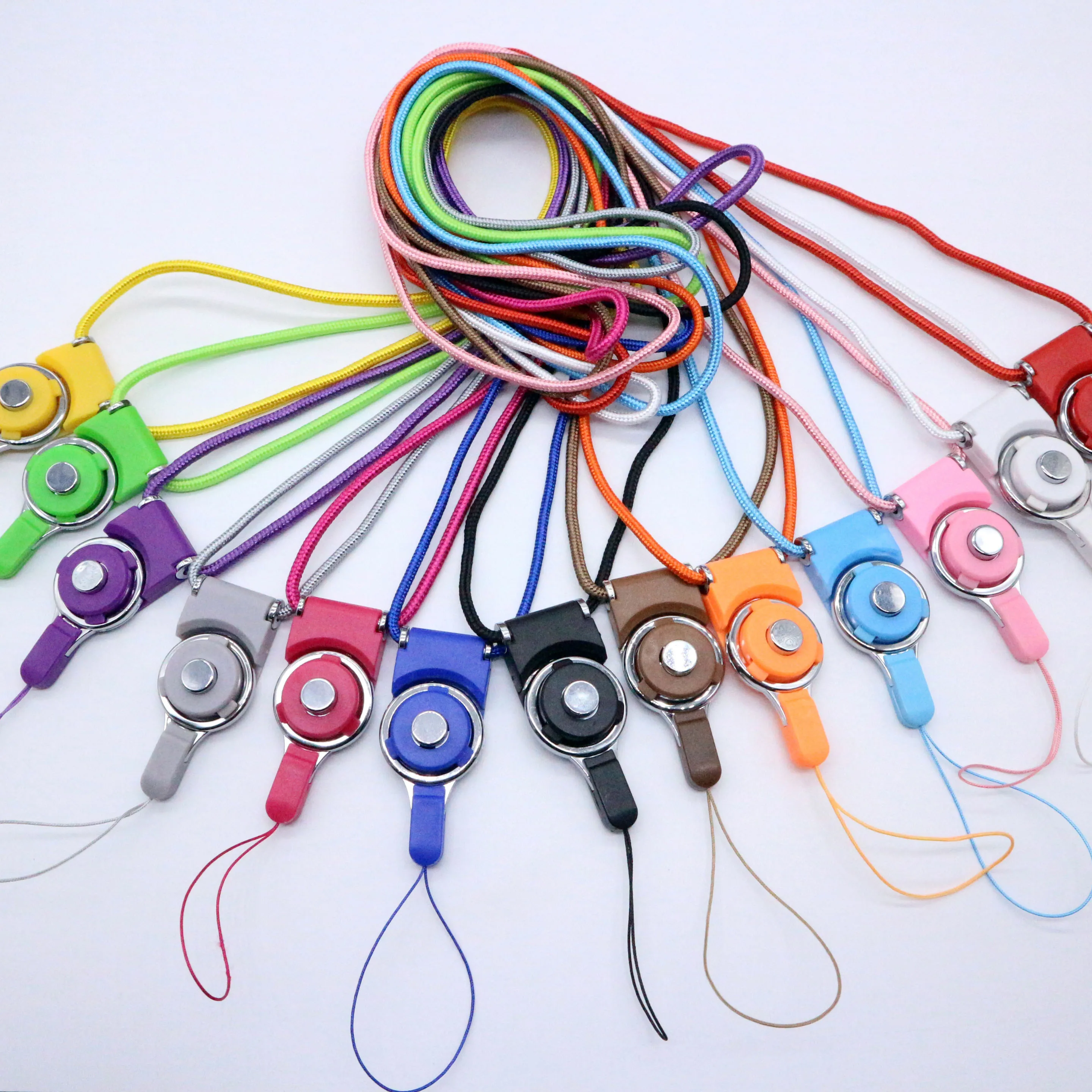 2 в 1 съемный шнурок на шею для брелока для пропуска USB бейджа Держатель DIY подвесная веревка камера мобильный телефон ремень