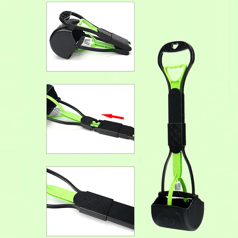 Pet Pooper Scooper с длинной ручкой захват, совок для уборки собачьих экскрементов очистка уборки животных отходов собак щенков кошек отходов уборщик er чистящие инструменты