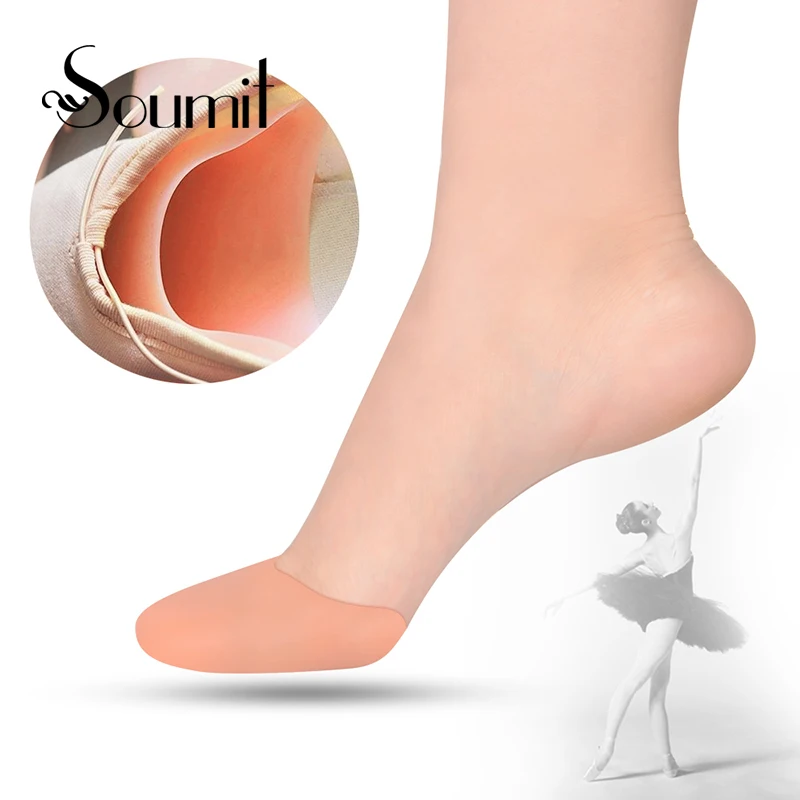 

Soumit Stretch Gel Ballet Pad Bunion Protector Ease Callus Foot Care Soft Pointe Pad for Ballet Pointe Shoes Insole Dancing shoe