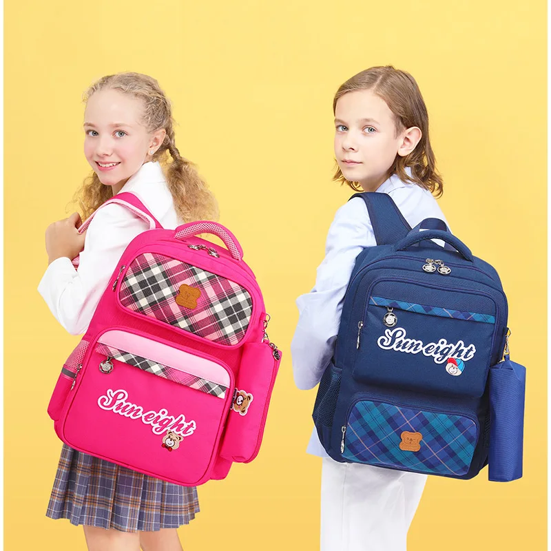 Солнечная восьмерка ортопедическая задняя Сумка 2018 новая школьная сумка рюкзак