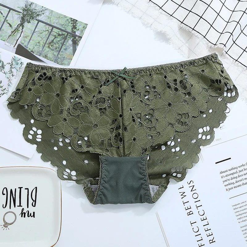 Сексуальные кружевные трусики женское модное удобное нижнее белье