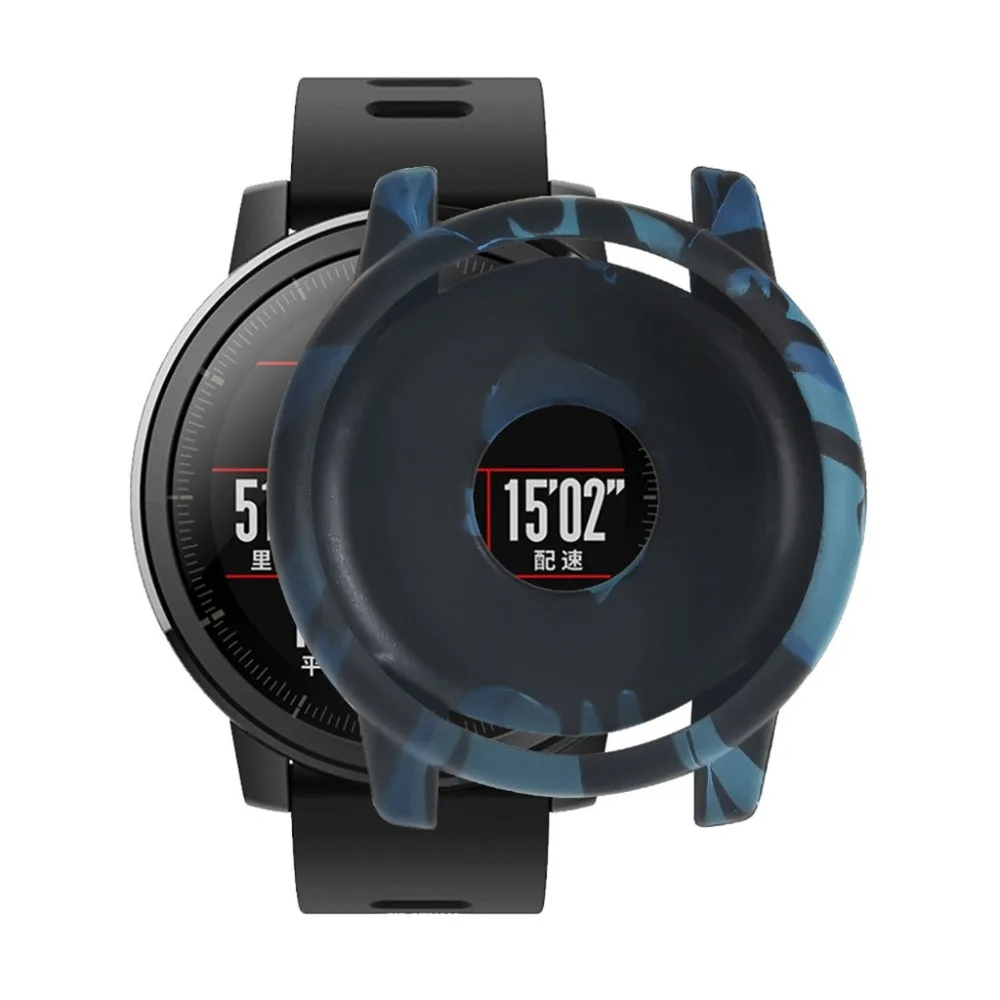Тонкий полный Чехол для Huami Amazfit Stratos Смарт часы 2/2 S защиты в виде ракушки джунгли фатиги Смарт-часы аксессуары