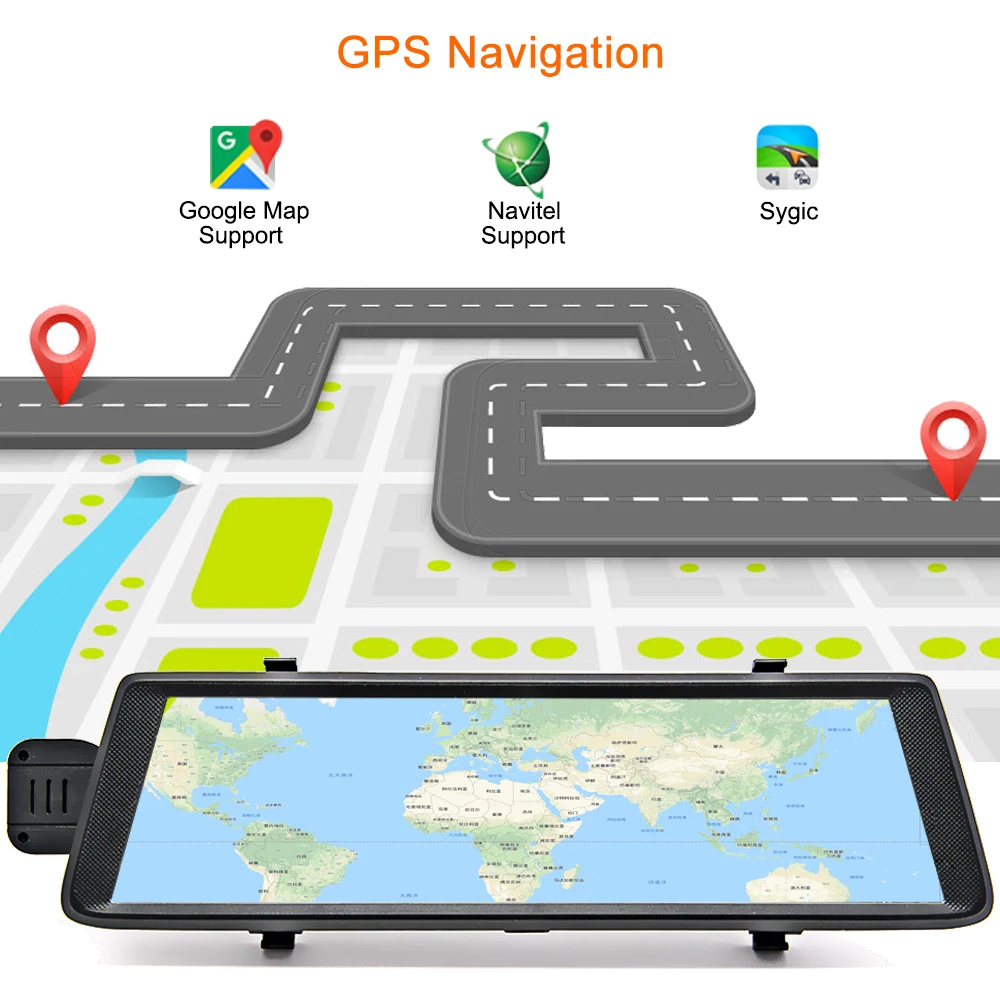 Bluavido 10 &quot4G ADAS Android ваши зеркала и добавит позитива Вашей поездке видеомагнитофон