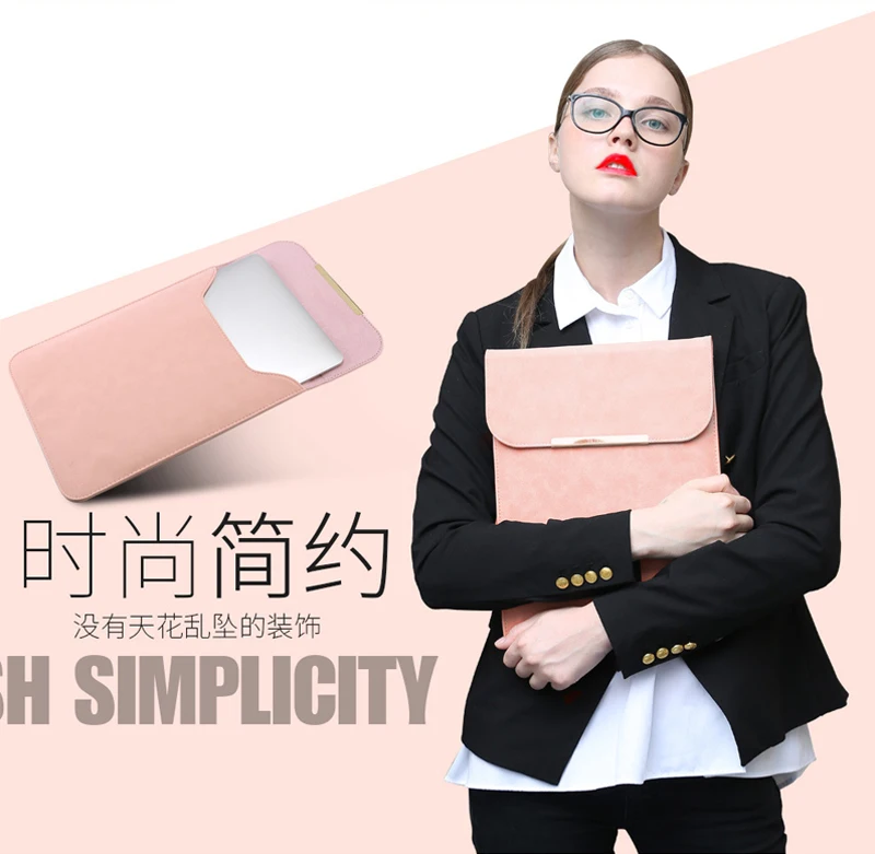 Новые матовые из искусственной кожи рукав сумка для ноутбука 15,6 14 для macbook Air 13 Чехол Pro retina, 11, 12, 15 лет для Xiaomi Mi Тетрадь 12,5 13,3