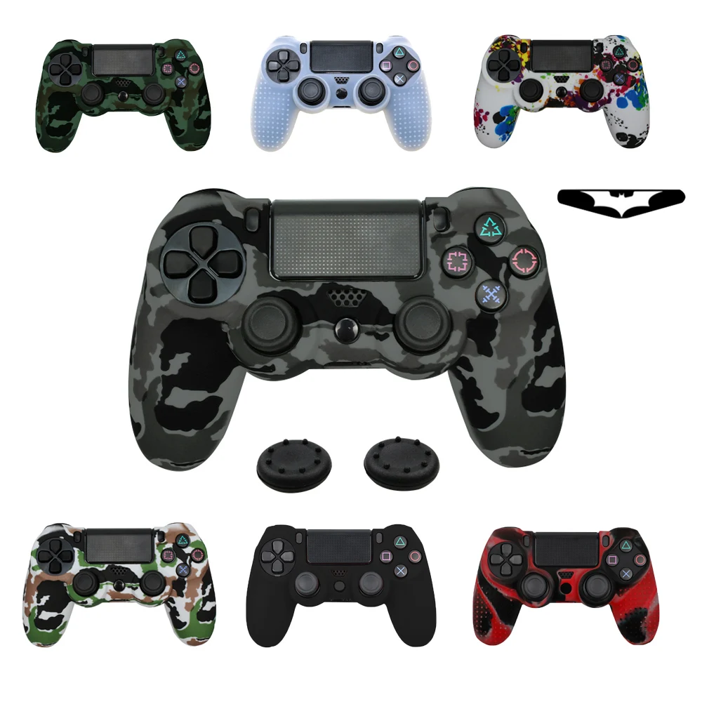 Камуфляжный силиконовый гелевый защитный чехол для PS4 контроллер ручки чехол для Playstation 4 Pro/тонкий прочный джойстик