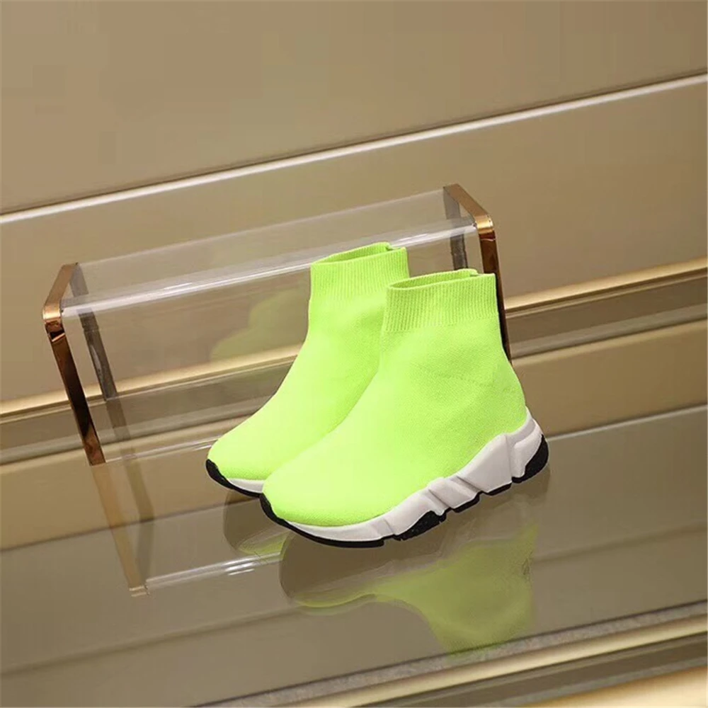 Chueyz Autumn Fashion Net Breathable Leisure Sports Running Shoes For Girls Boys Brand Kids Socks | Детская одежда и обувь