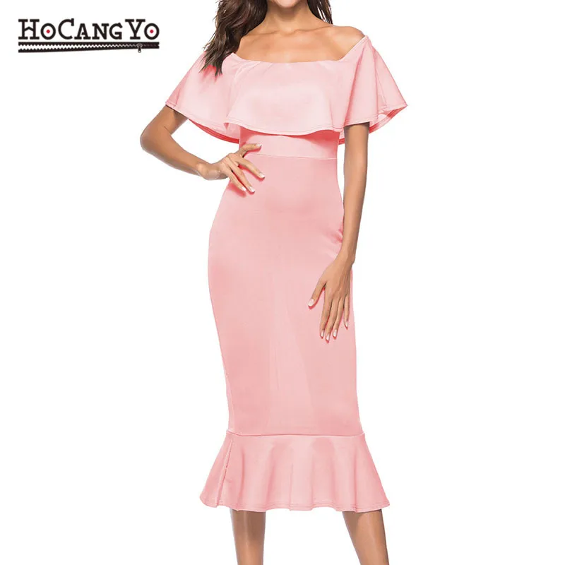 Женское длинное платье макси с вырезом лодочкой летнее открытыми плечами