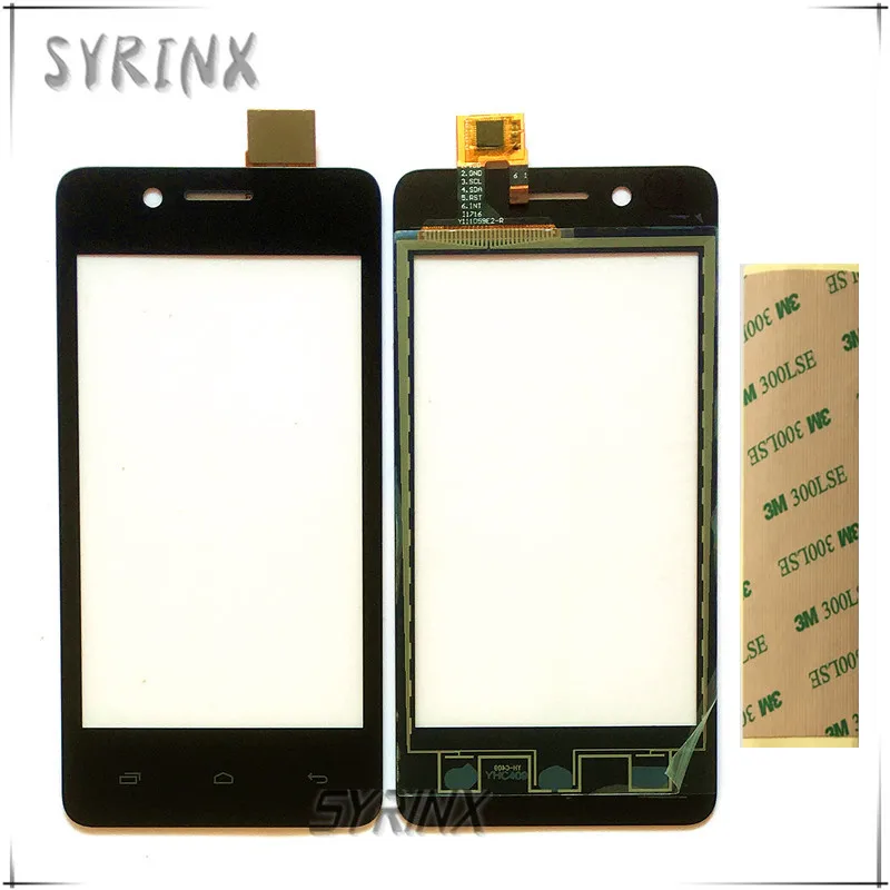 Сенсорный экран Syrinx + Tape Для Micromax Bolt Q402 сенсорная панель для смартфона дигитайзер