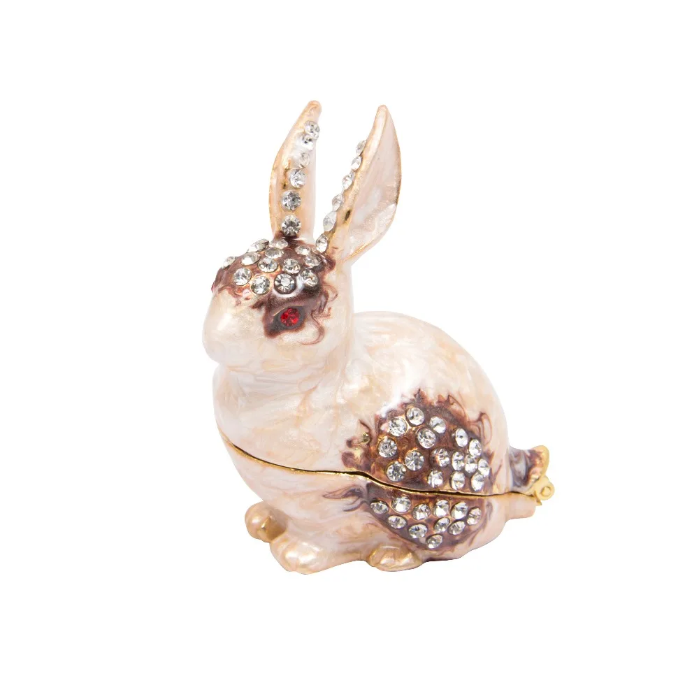 

FLETCHER Brand Metal Exquisite Artificial Cute Rabbit for Home Decoration