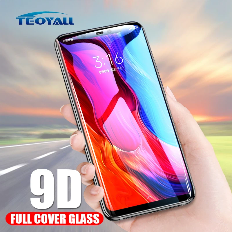 Стекло TeoYall 9D для Xiaomi Mi 8 Pro защитное стекло Lite Mi8 SE 9 защитная пленка закаленное
