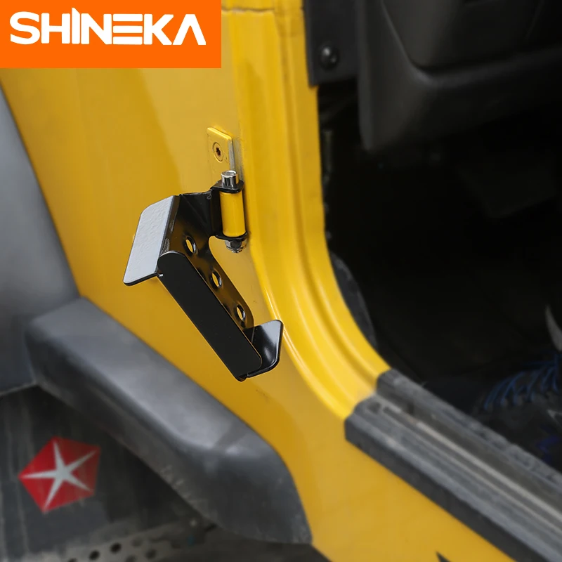 SHINEKA металлический внешний вид автомобиля круглое отверстие Боковая дверь доска