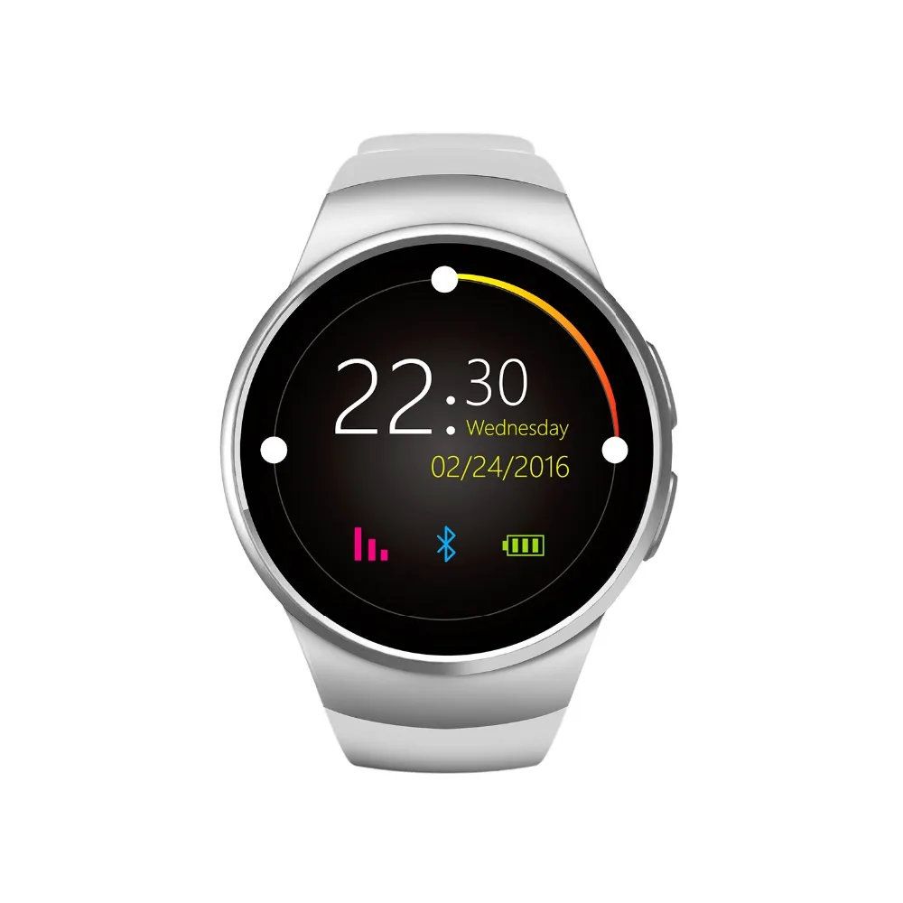Smartch KW18 Smartwatch NFC Heart Rate Monitor Smart Watch For Apple Samsung Android Pedometer health full round MTK2502C PK X10 |