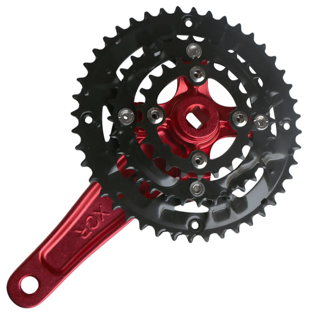 MTB шатун для дорожного велосипеда, набор 22T 32T 44T 9 speed 27 S, велосипедная коленчатая шестерня, дисковая звездочка, 170 мм, кривошипная цепь 104BCD 64BCD