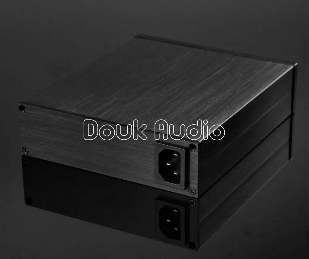 Алюминиевый корпус Douk Audio черный усилителя для самостоятельной сборки чехол