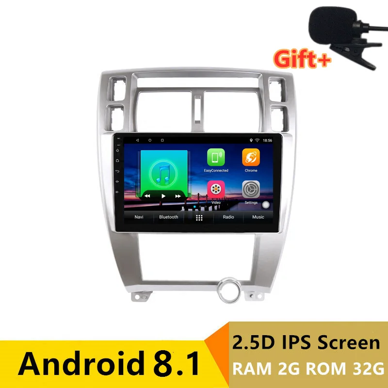 10 1 &quot2 + 32G 2.5D IPS Android 8 автомобильный DVD видео плеер GPS для Hyundai Tucson 2006 2007-2010 2012 2013