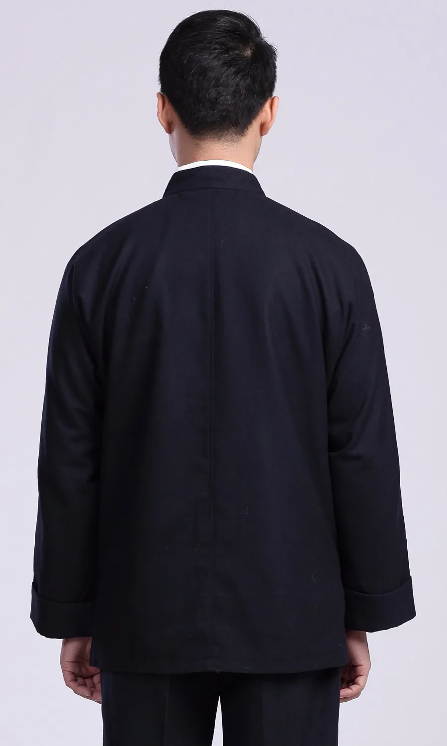 Шанхайская история Китайская традиционная Мужская куртка Кунг-фу пальто костюм