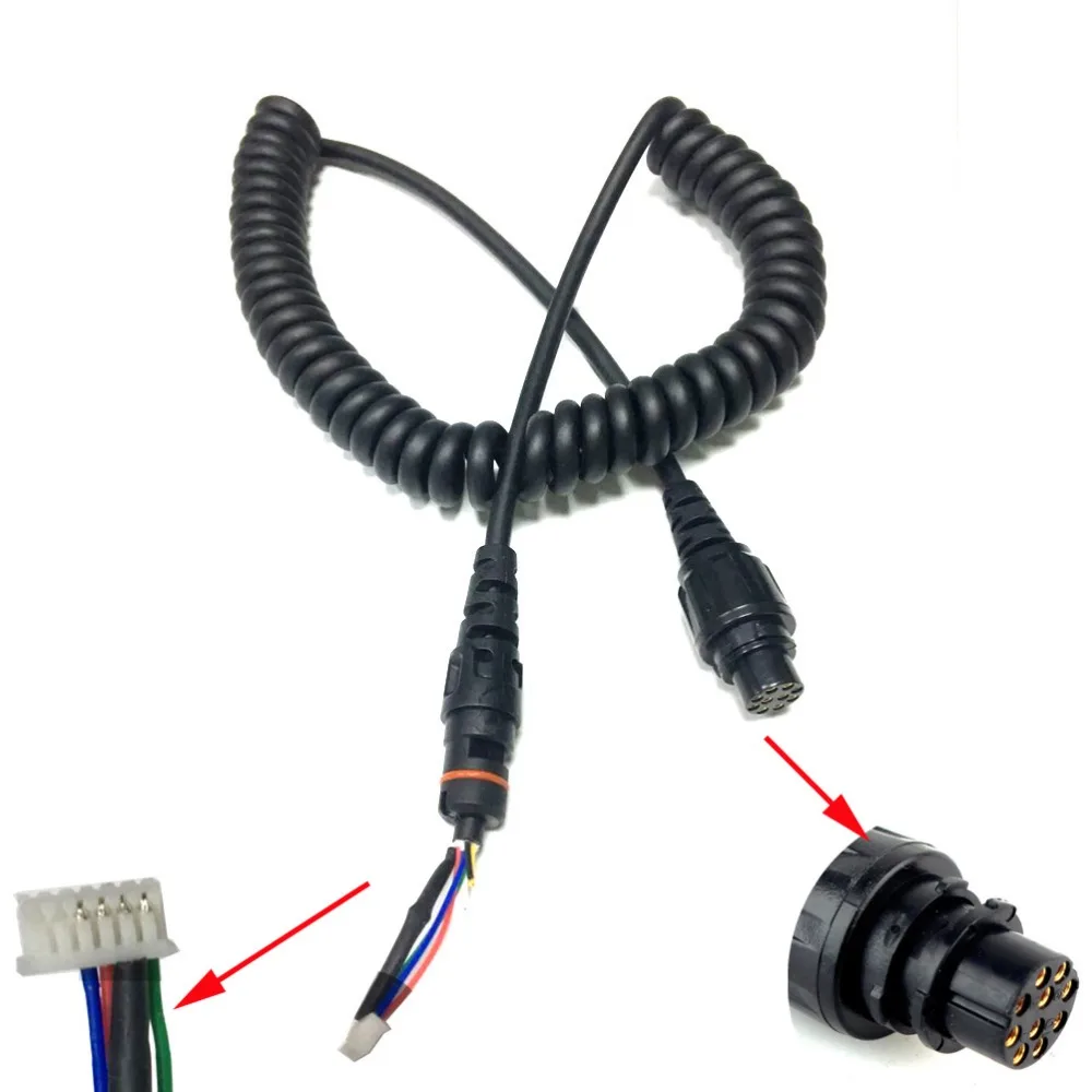 Замена DIY для SM16A1 микрофона кабель динамика 10 контактов Hytera HYT MD780 MD780G MT680 и т. Д.