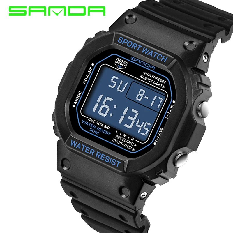 

SANDA 30M Waterproof Wrist Watch Women Men G Style Waterproof Sports Watch Shock Men's Luxury Digital Watches Relogio Masculino
