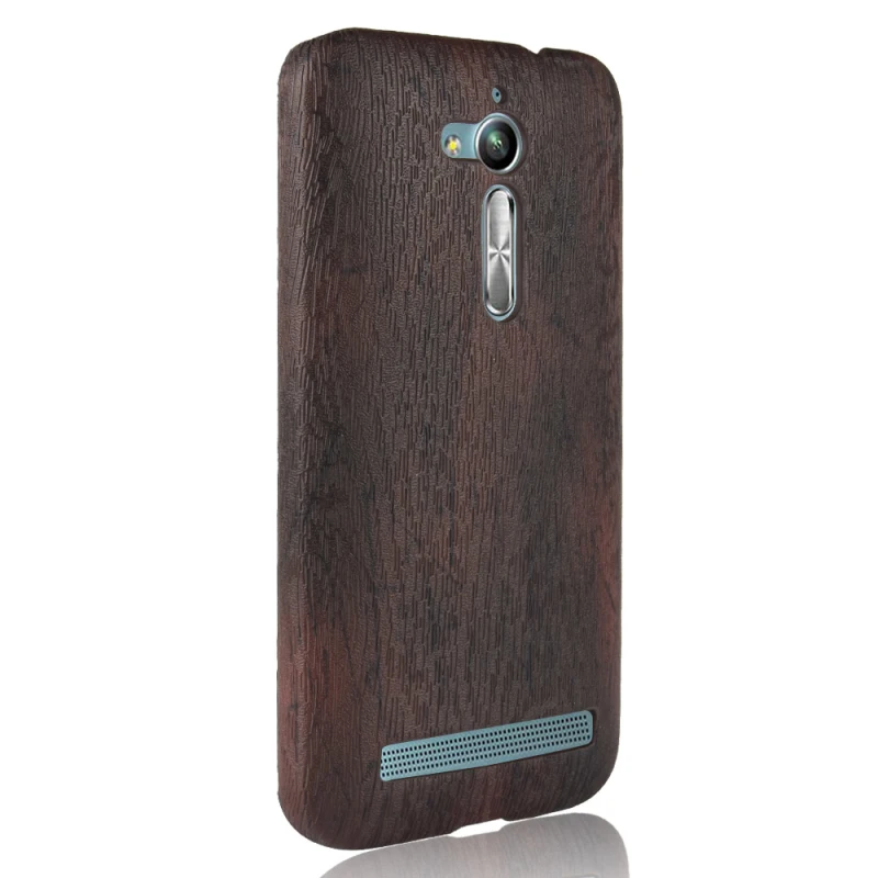 Для Asus Zenfone Go ZB500KL чехол задняя крышка искусственная кожа + Поликарбонат жесткий