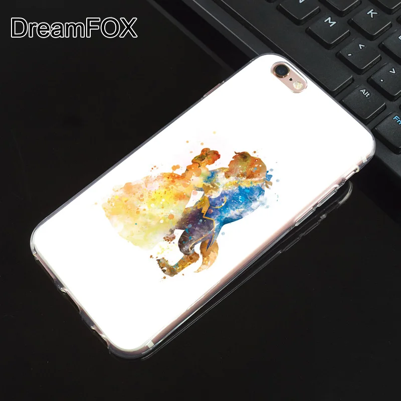 N268 Красавица и Чудовище Мягкий силиконовый чехол из ТПУ для Apple iPhone 11 Pro XR XS Max 8X7 6S