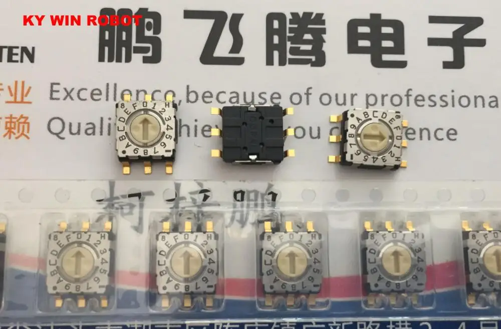 1 шт. Japan COPAL S-7050ETB 0-F/16 Bit поворотный циферблат переключатель кода инвертный код