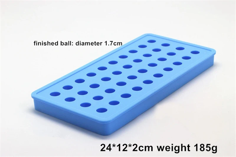 Новый силиконовый 40 полостей диаметром 1 7 см маленький шар ледяной куб лоток