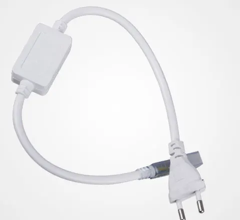 Светодиодный разъем питания с лампами, провод с лампами, балласт 3528/5050 SMD светодиодный 220 В
