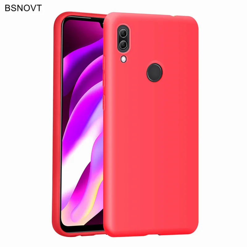 Для Xiaomi Redmi Note 7 Чехол Мягкий ТПУ резиновый силиконовый противоударный чехол для