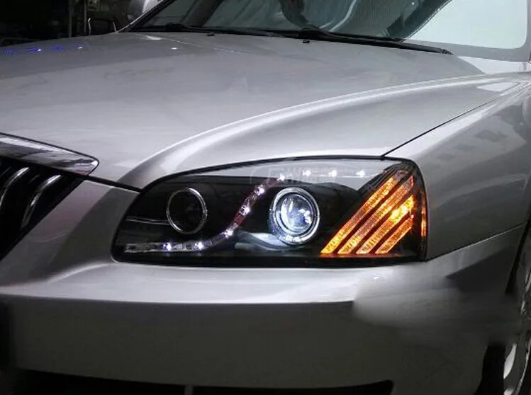 HID, 2004~ 2010, автостайлинг, фары для HUNDAI Elantra, Solaris, accent, Elantra, Genesis, i10, i20, santa fe, lantra; Elantra Головной фонарь