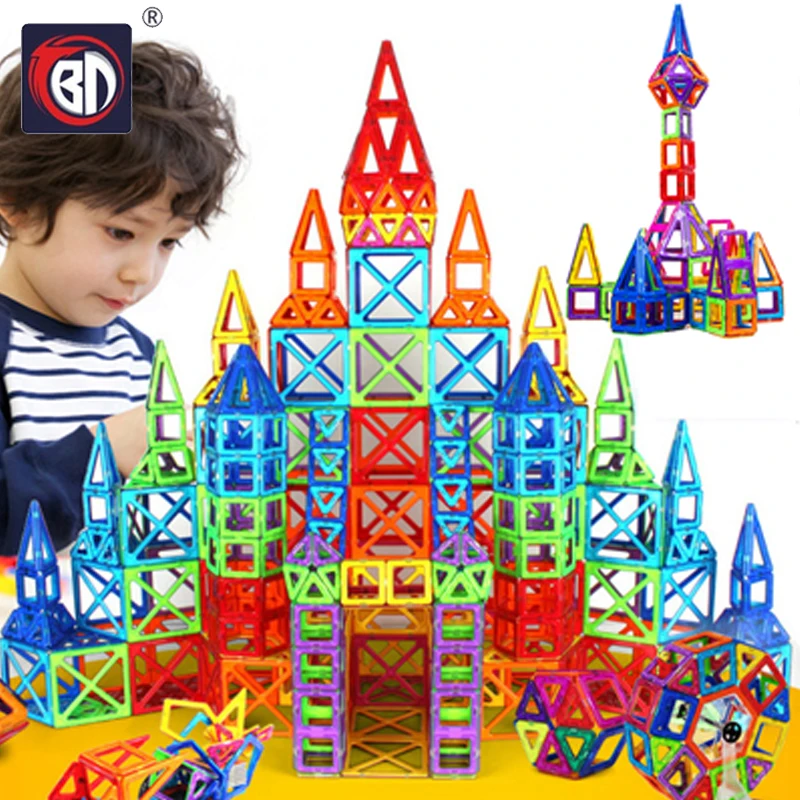 BD 400 шт. Мини Магнитный конструктор модели Brinquedos игрушки здания дизайнерские