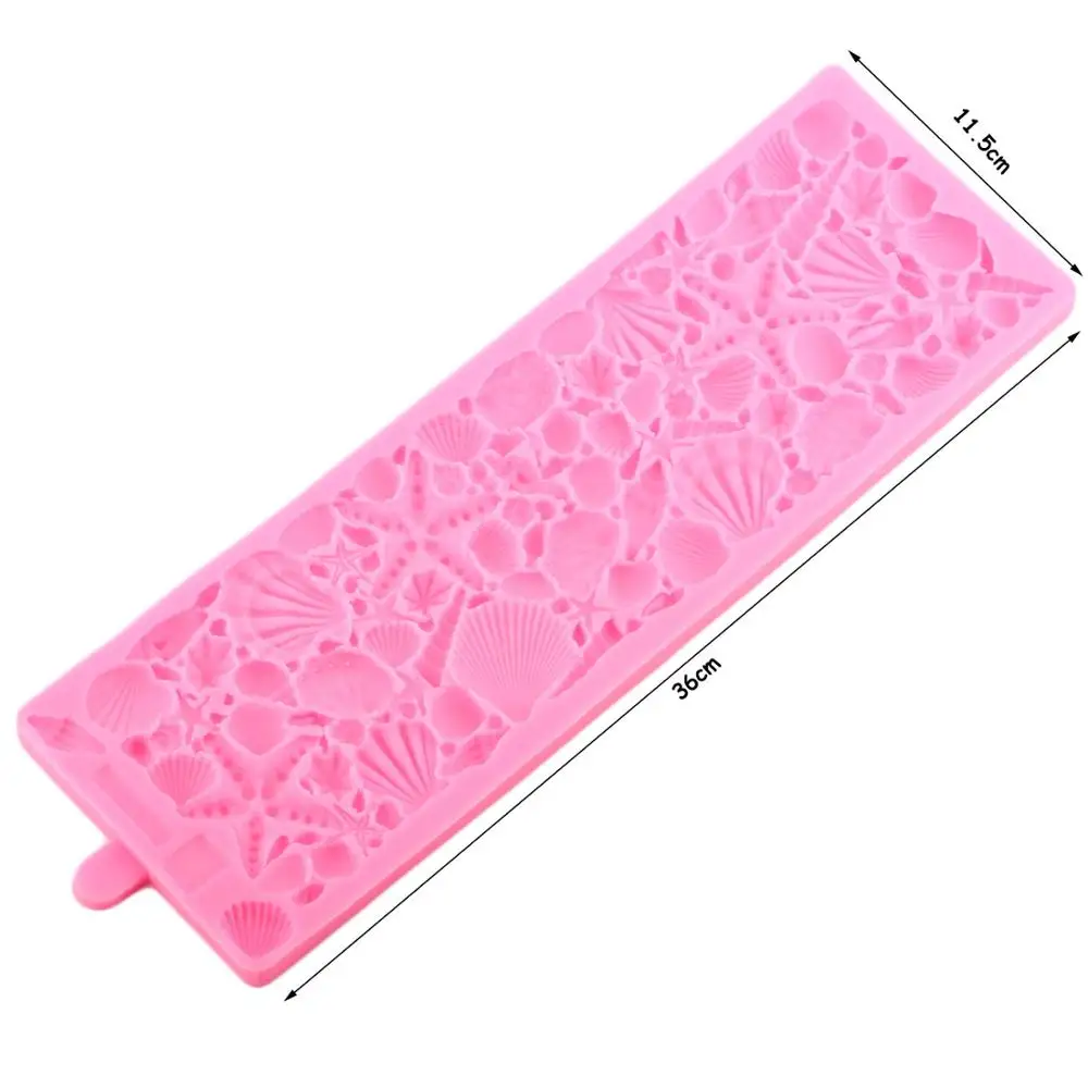 3D силиконовая форма для торта морская животные кружевной коврик сделай сам