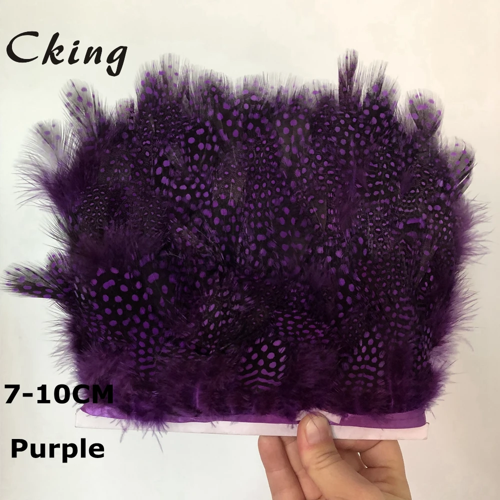 

Beatiful 10 meters purple Pheasant Feathers Trim Fringe 7-10cm 2-4inches width Decorative Craft Feather Trim Feather Ribbon DIY