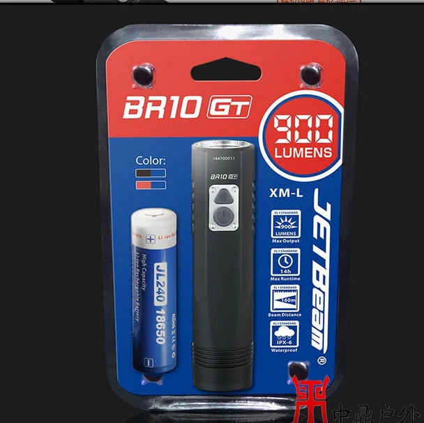 JETBeam BR10GT USB Перезаряжаемый велосипедный светильник CREE XM L2 OP max 960 люмен дальность