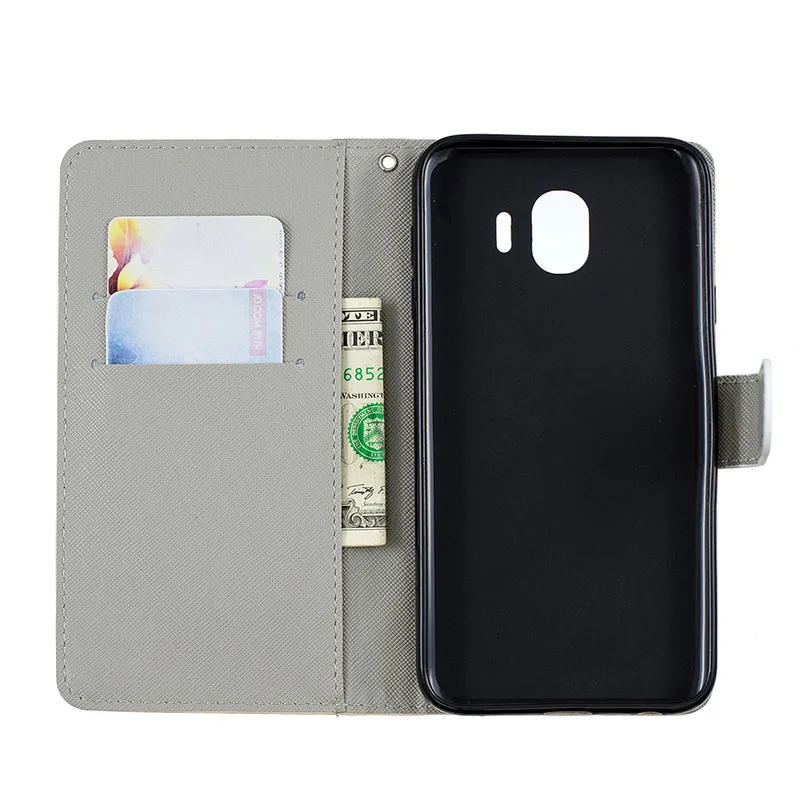Чехол для samsung galaxy J400F SM J400 J400fn sm J4 2018 чехол J400FN/DS J400GN J400G телефона с откидной