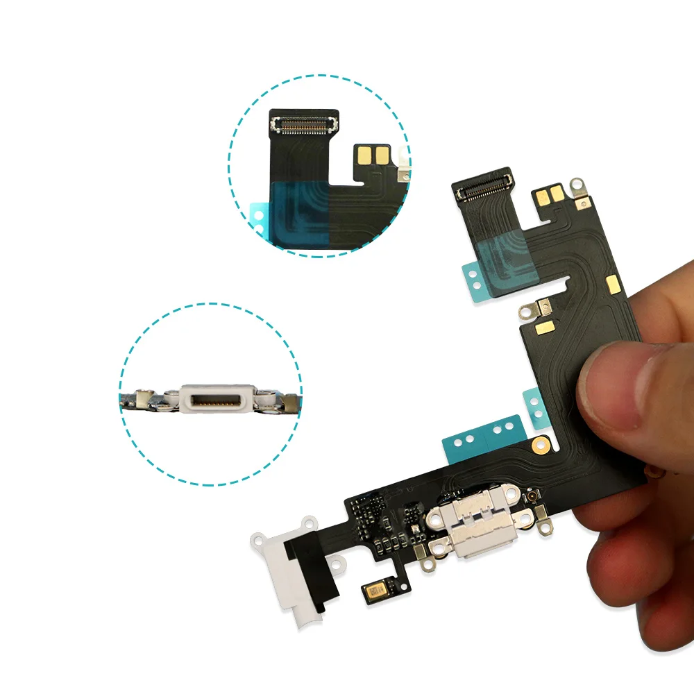 1 шт. Новый зарядный порт USB док разъем Замена для iPhone 6 Plus наушники аудио гибкий