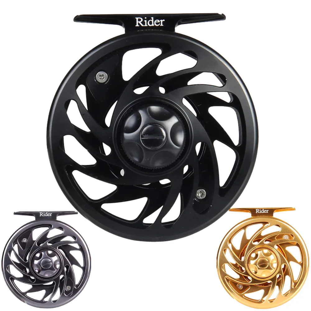 Рыболовная катушка Anglerdream Rider серии 9/10WT большая беседка алюминиевая золотая