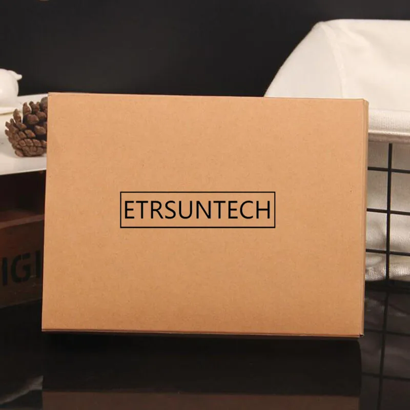 100 шт./лот подарочные коробки из крафт бумаги носки шарф чай конфеты упаковочная