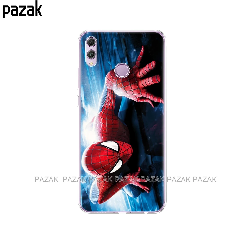 34504 Силиконовый чехол для huawei honor 8x, чехлы 6,5 дюйма, мягкая задняя крышка из ТПУ для huawei honor 8x, Защитные чехлы для телефонов, оболочка, чехлы - Цвет: 34504