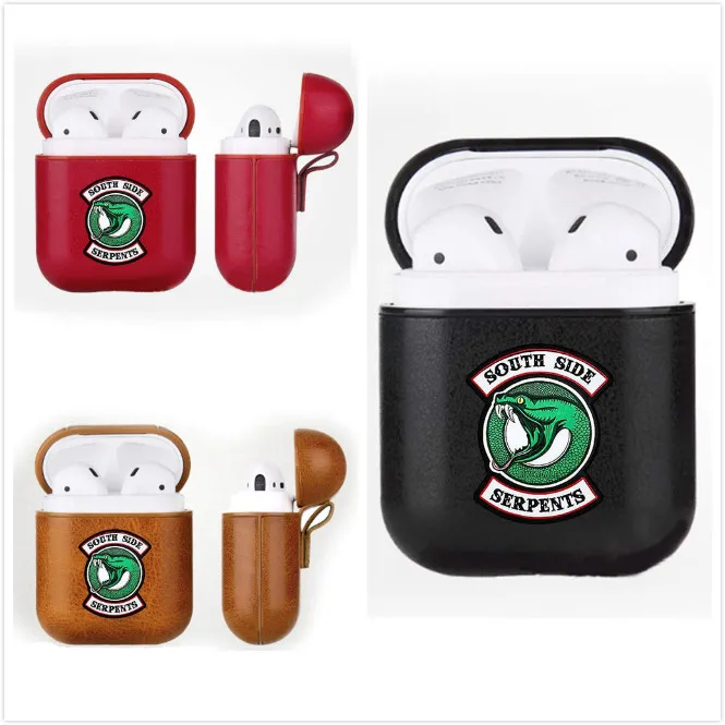 Ривердейл фильм Archie PU кожаный Airpods чехол Bluetooth беспроводная гарнитура защитный