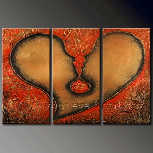 Pintura a Óleo Handmade na Lona Moderna Best Figurativa Branco Fi3-148 100% Art