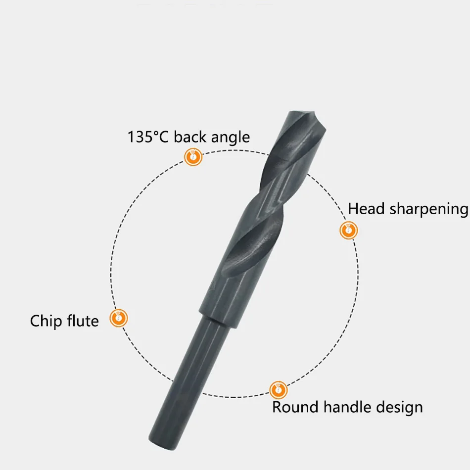 

1/2 inch Dia Reduced Shank HSS Twist Drill Bit Drill Bits High Speed Steel Drill Bit Set High Quality Power Drilling Tools
