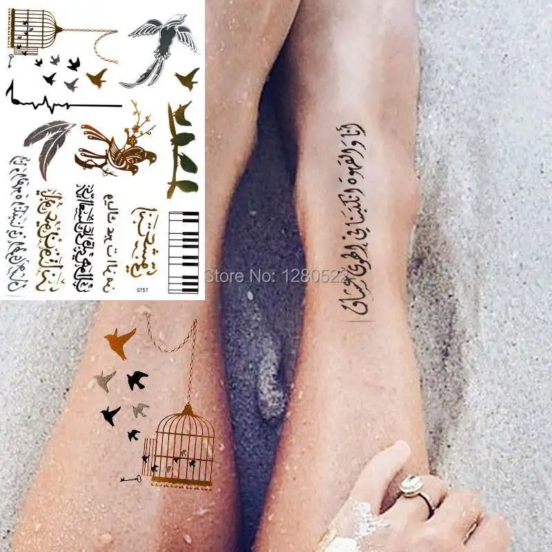 2 листа Наклейки С Рисунком Птиц|stickers hood|stickers ukbody glove stickers |