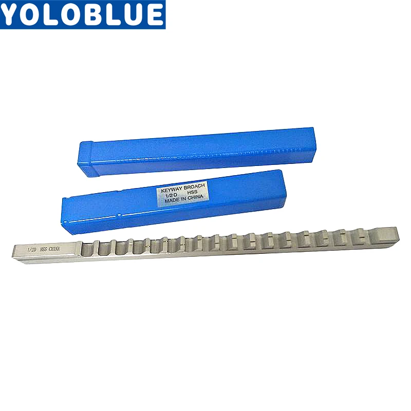 1/2 D Push-type Keyway Broach дюймовый режущий инструмент из высокопрочной стали для станка с ЧПУ