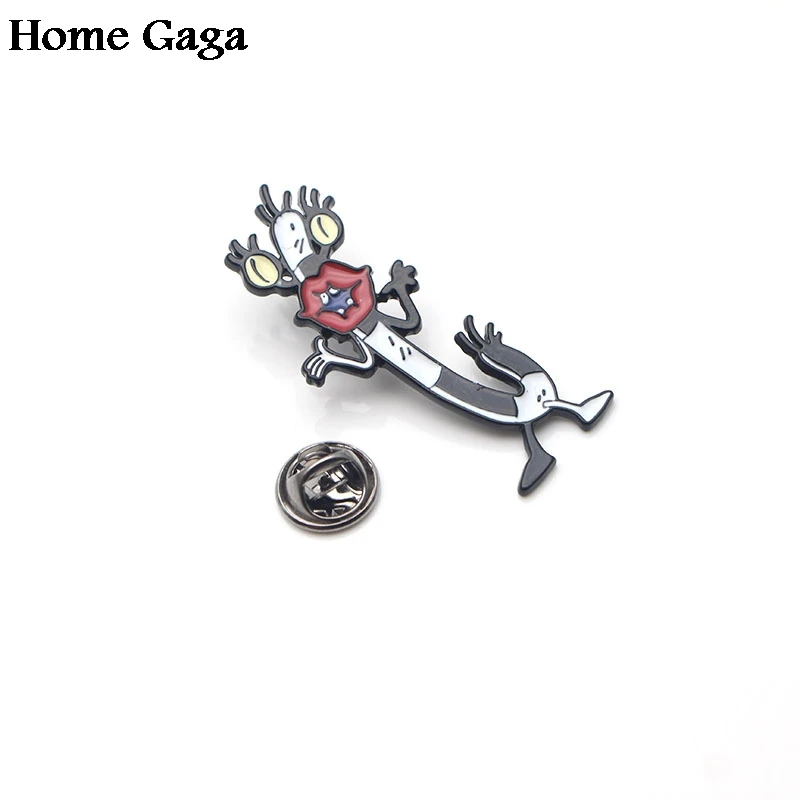 Homegaga ааааа! Настоящие Монстры! Zimbo Krumm втулка цинк галстук булавки одежда броши для мужчин и женщин шляпа Декоративные значки медаль D1327