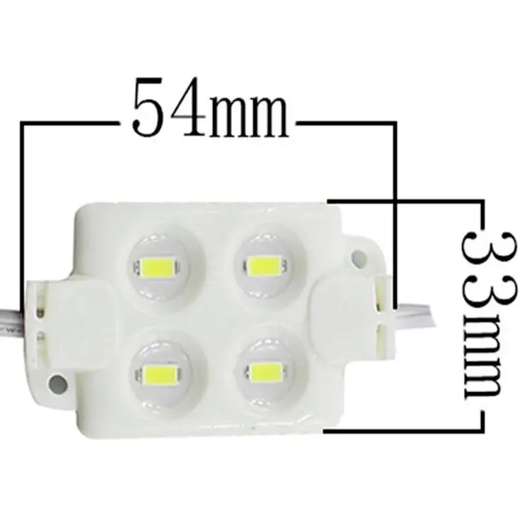 Впрыска 5630 Светодиодный модуль белая новая светодиодная подсветка DC12V SMD 4led