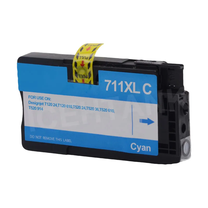ICEHTANK 12 шт. совместимый с HP 711 711XL картридж для принтера чернильные картриджи DesignJet T