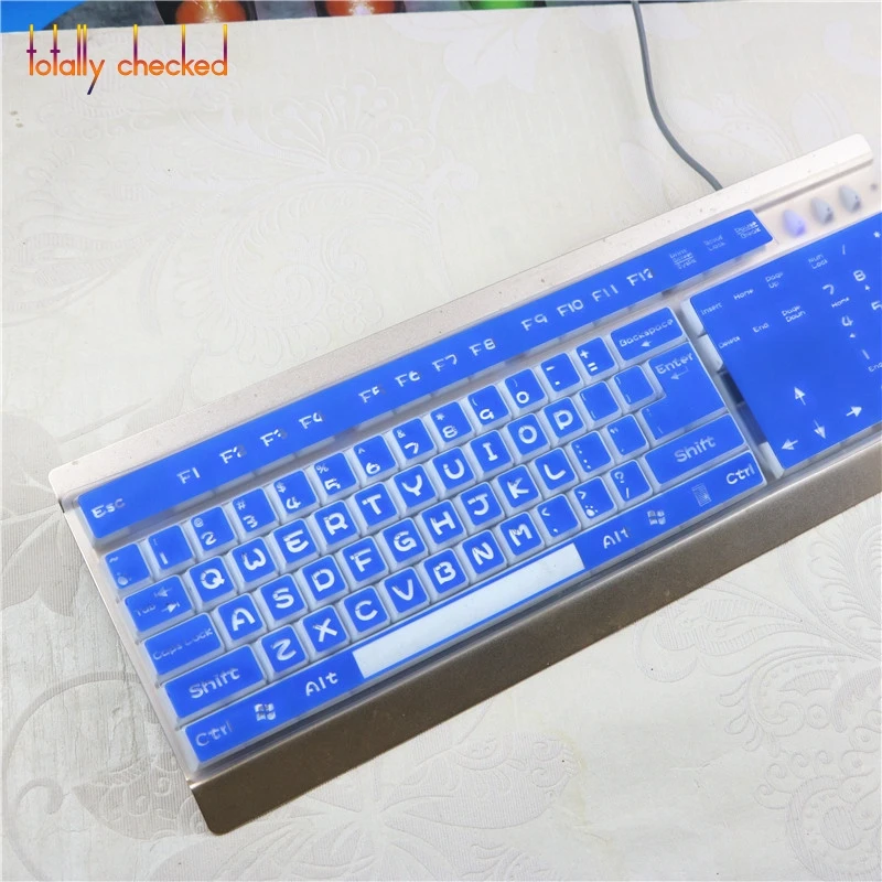 Для logitech MK275 G213 MK120 MK270 MK345 K120 MK520 RGB Настольный ПК Механическая игровая клавиатура кожаный силикон чехол для клавиатуры