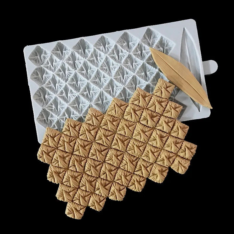 Minsunbak новейший тисненый Ананасовый Узор силиконовая форма для помадки DIY